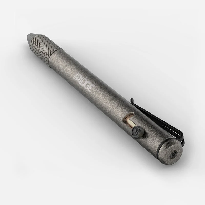 Ridge Bolt Action Pen - Stonewashed Titanium - Image 3