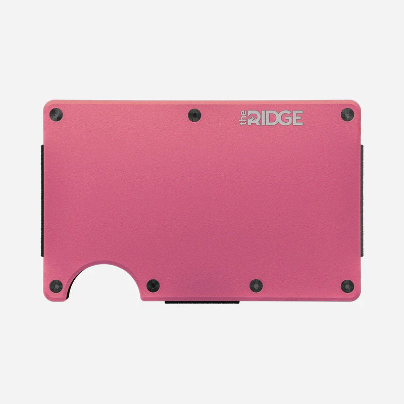 Ridge Wallet - Flamingo Pink - Money Clip