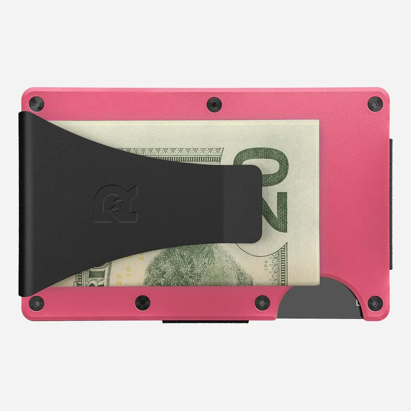 Ridge Wallet - Flamingo Pink - Money Clip - Image 2