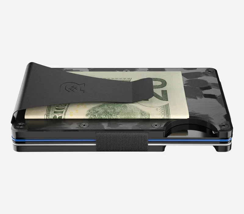 Ridge Wallet - Forged Carbon - Money Clip - Image 3