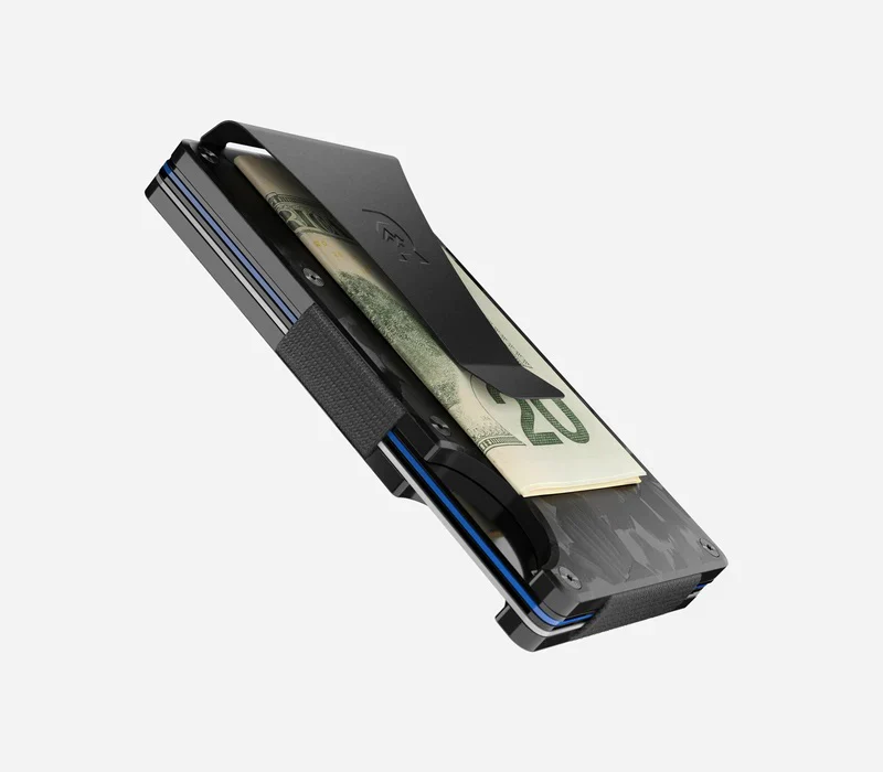 Ridge Wallet - Forged Carbon - Money Clip - Image 4