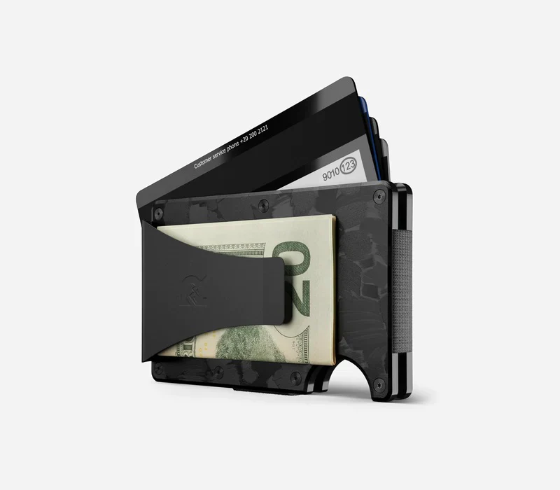 Ridge Wallet - Forged Carbon - Money Clip - Image 5