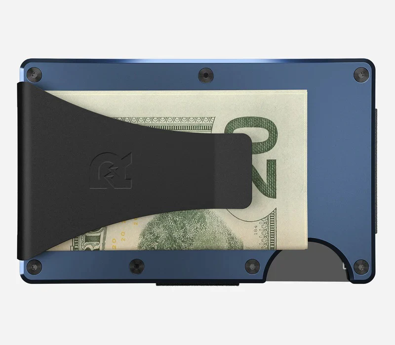 Ridge Wallet - Navy - Money Clip - Image 2