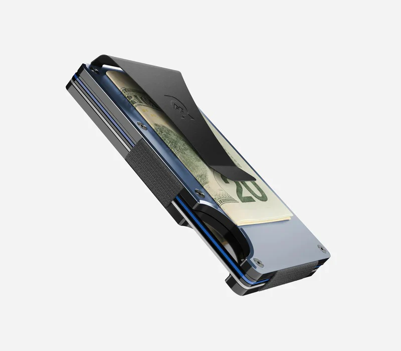 Ridge Wallet - Navy - Money Clip - Image 3