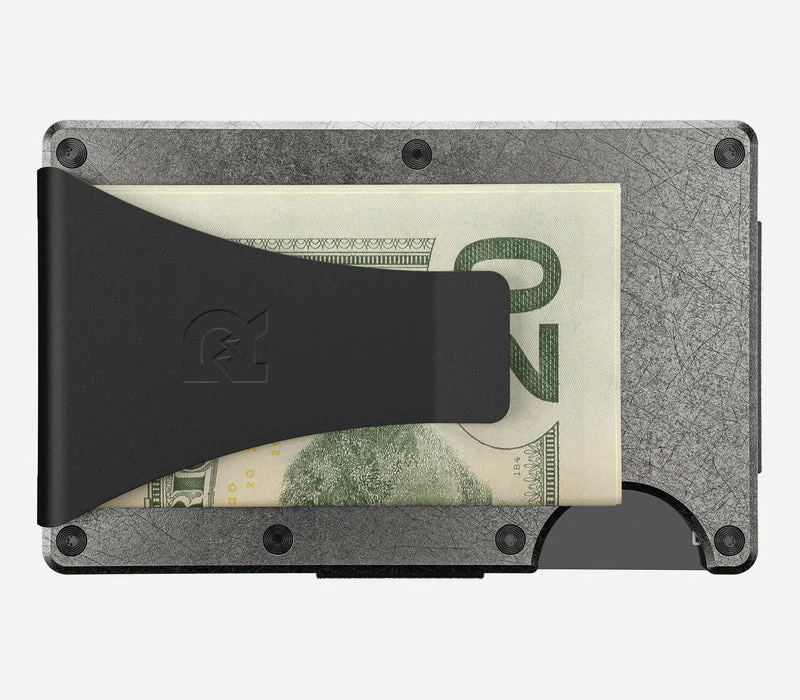 Ridge Wallet - Stonewashed Titanium - Money Clip - Image 2