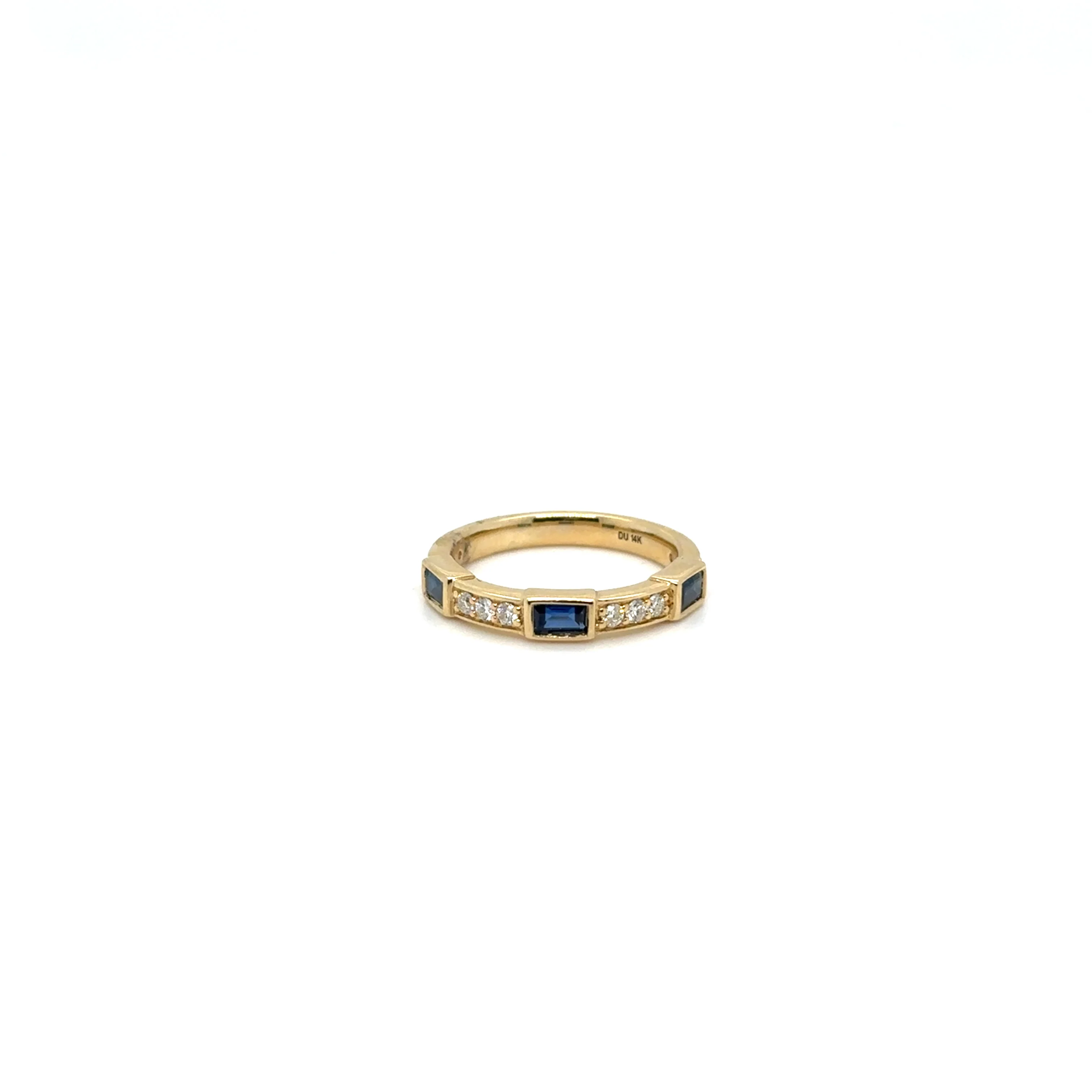Sapphire and Diamond Band