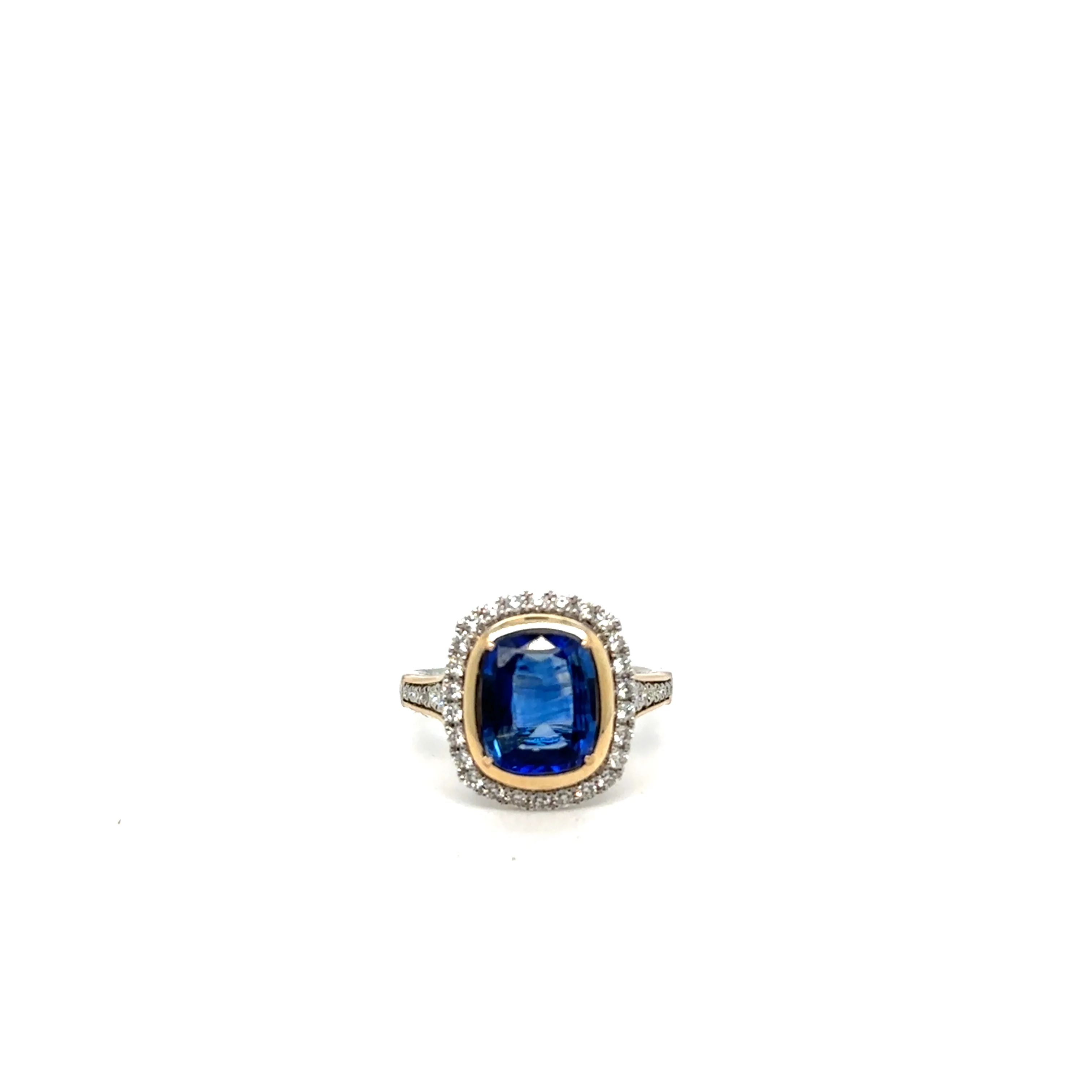 Sapphire and Diamond Ring