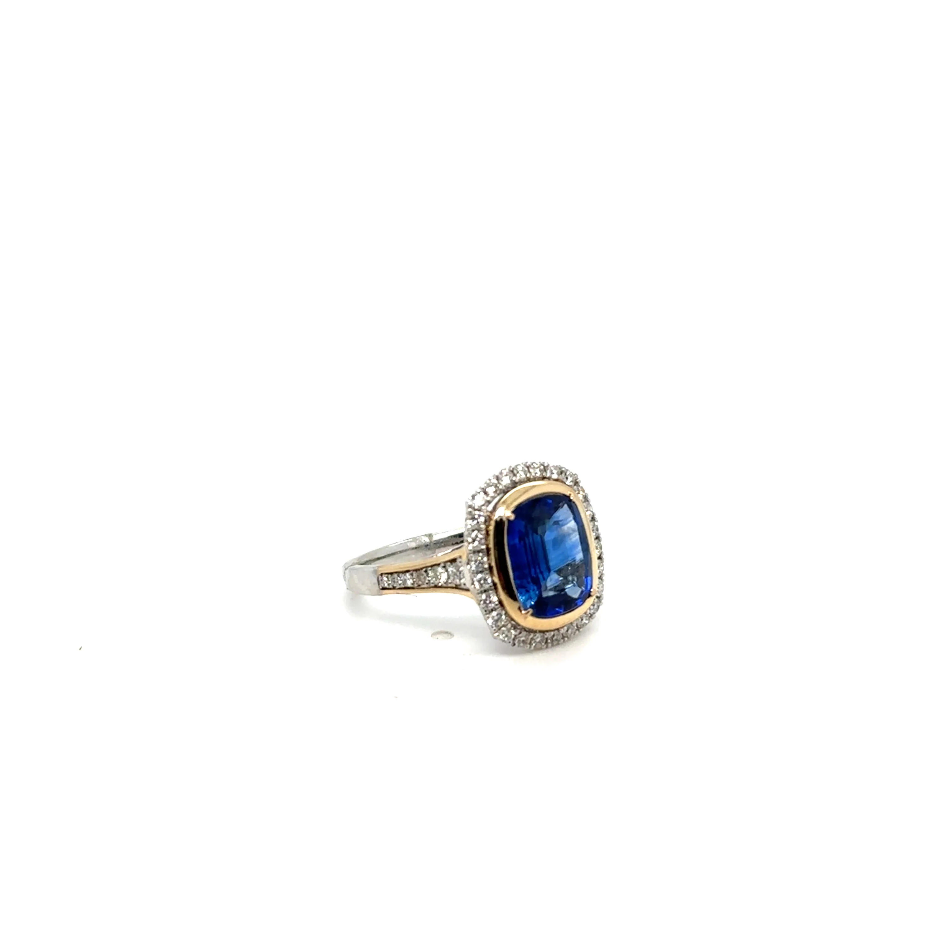 Sapphire and Diamond Ring - Image 2
