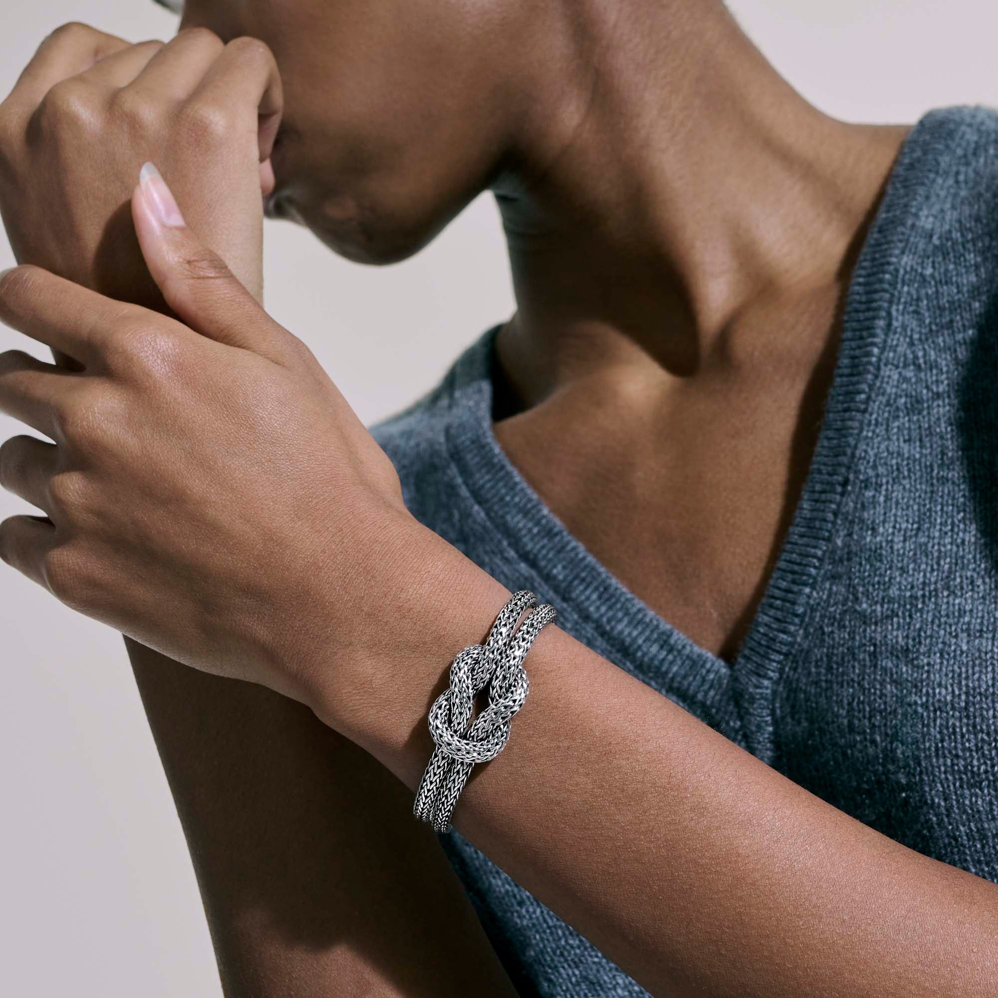 John Hardy Sterling Silver Love Knot Bracelet - Image 5
