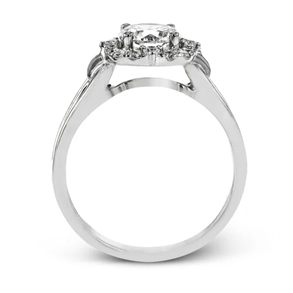 Simon G Halo Engagement Ring - Image 3