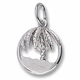 Sterling Silver Palm Charm