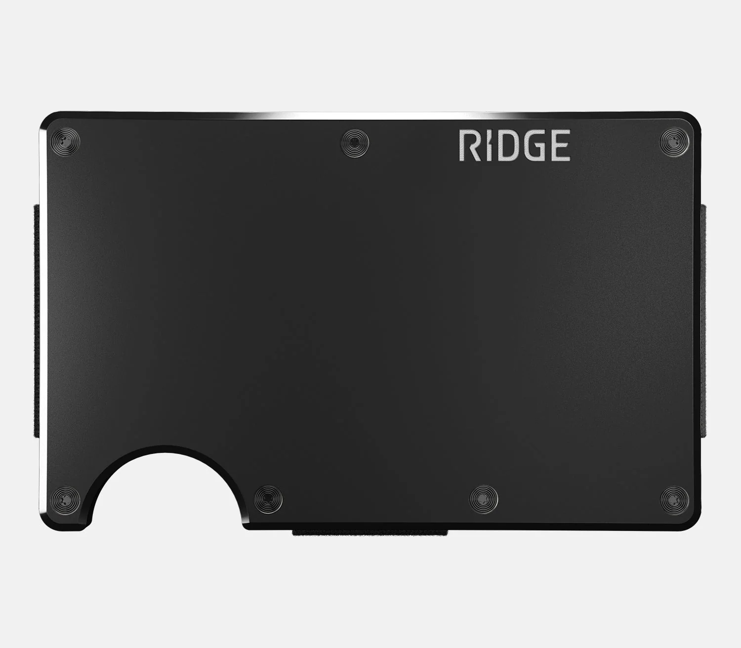 The Ridge Wallet Royal Black Money Clip