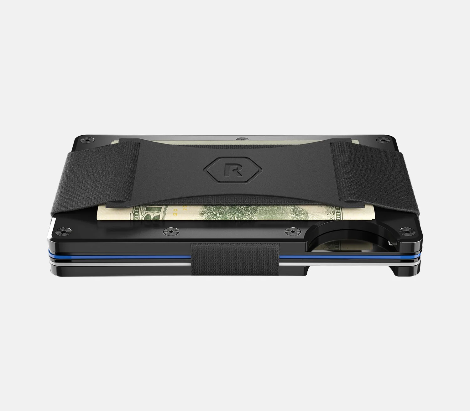 The Ridge Wallet Royal Black Money Clip - Image 2