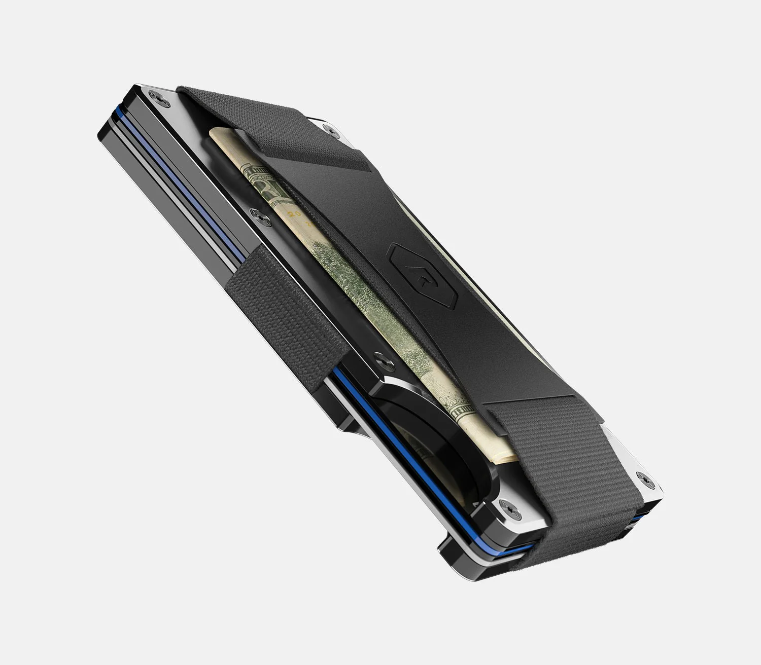 The Ridge Wallet Royal Black Money Clip - Image 4