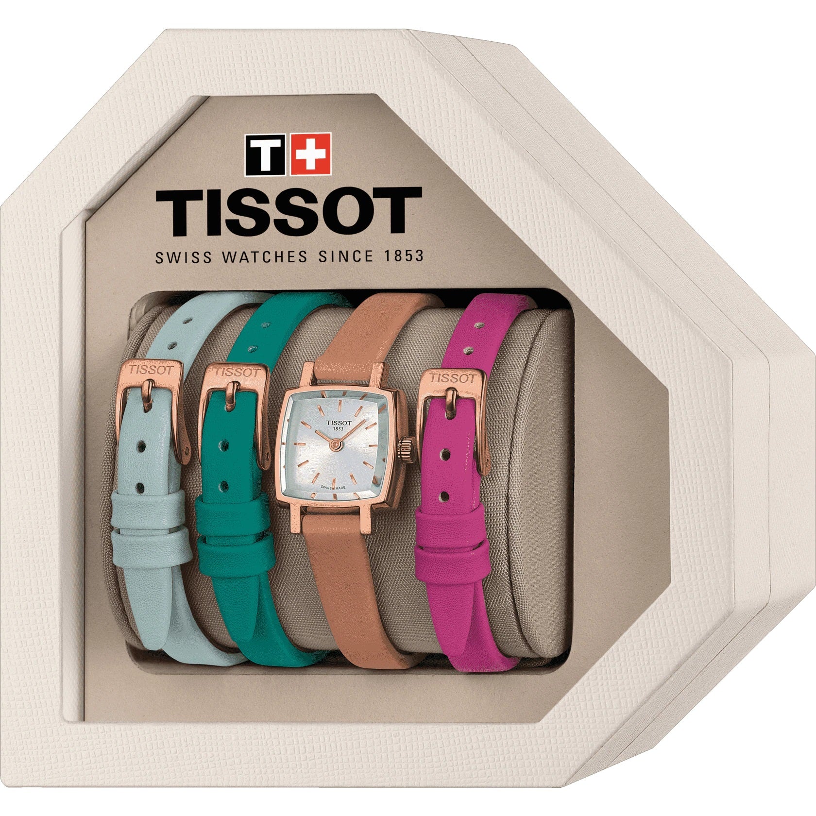 Tissot Lovely Square Watch Set - Image 2