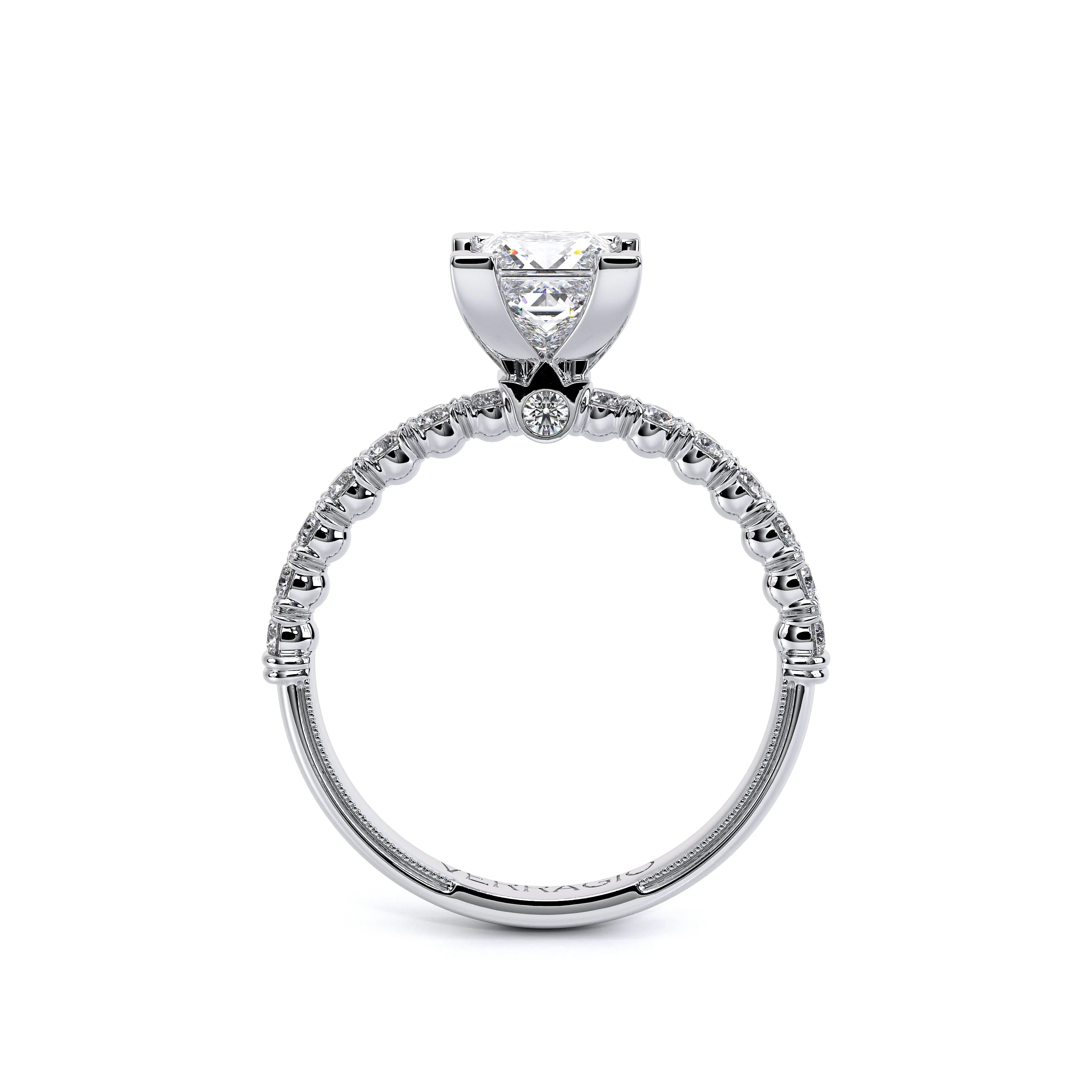 Verragio Renaissance Collection White Gold Semi-Mount Engagement Ring - Image 2