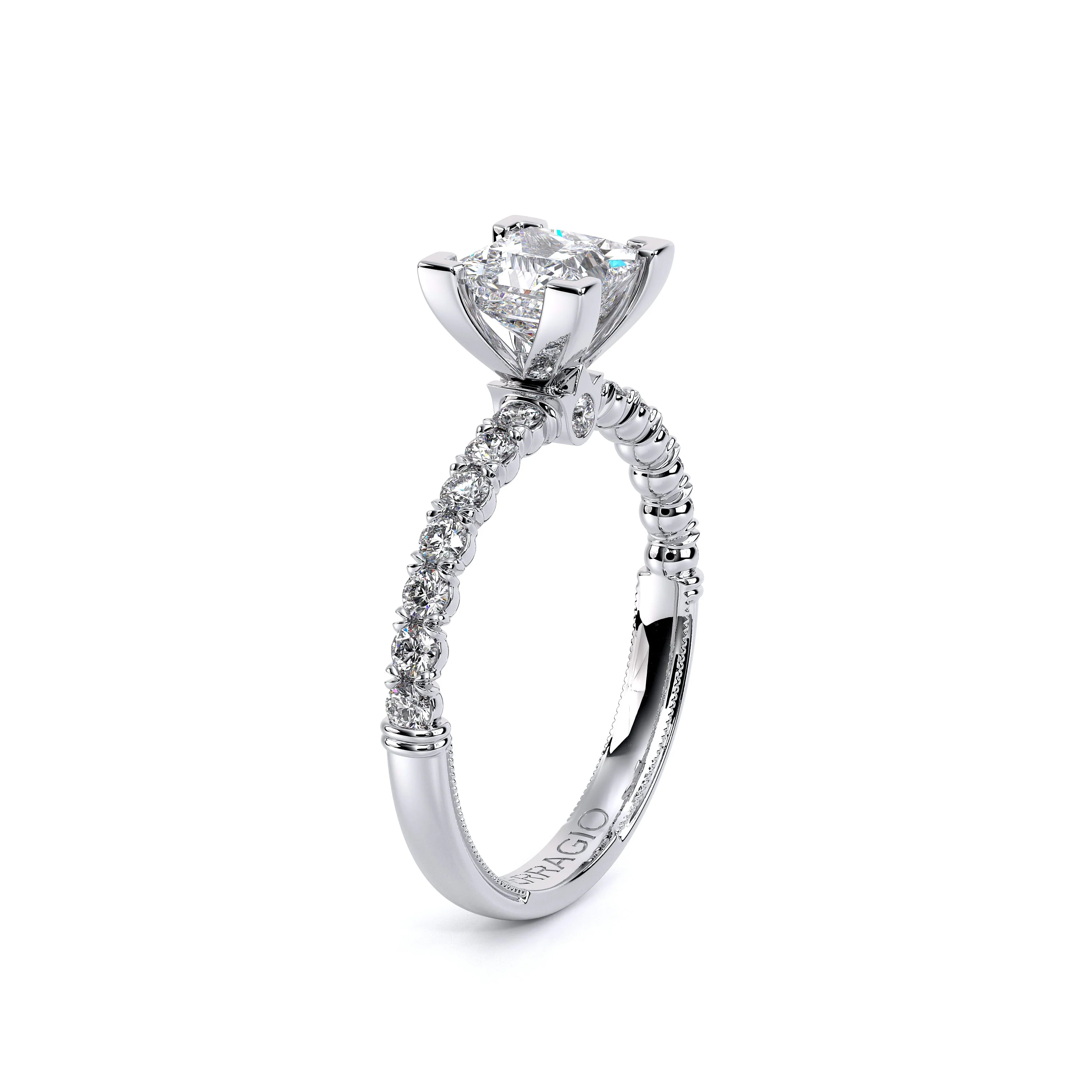 Verragio Renaissance Collection White Gold Semi-Mount Engagement Ring - Image 3