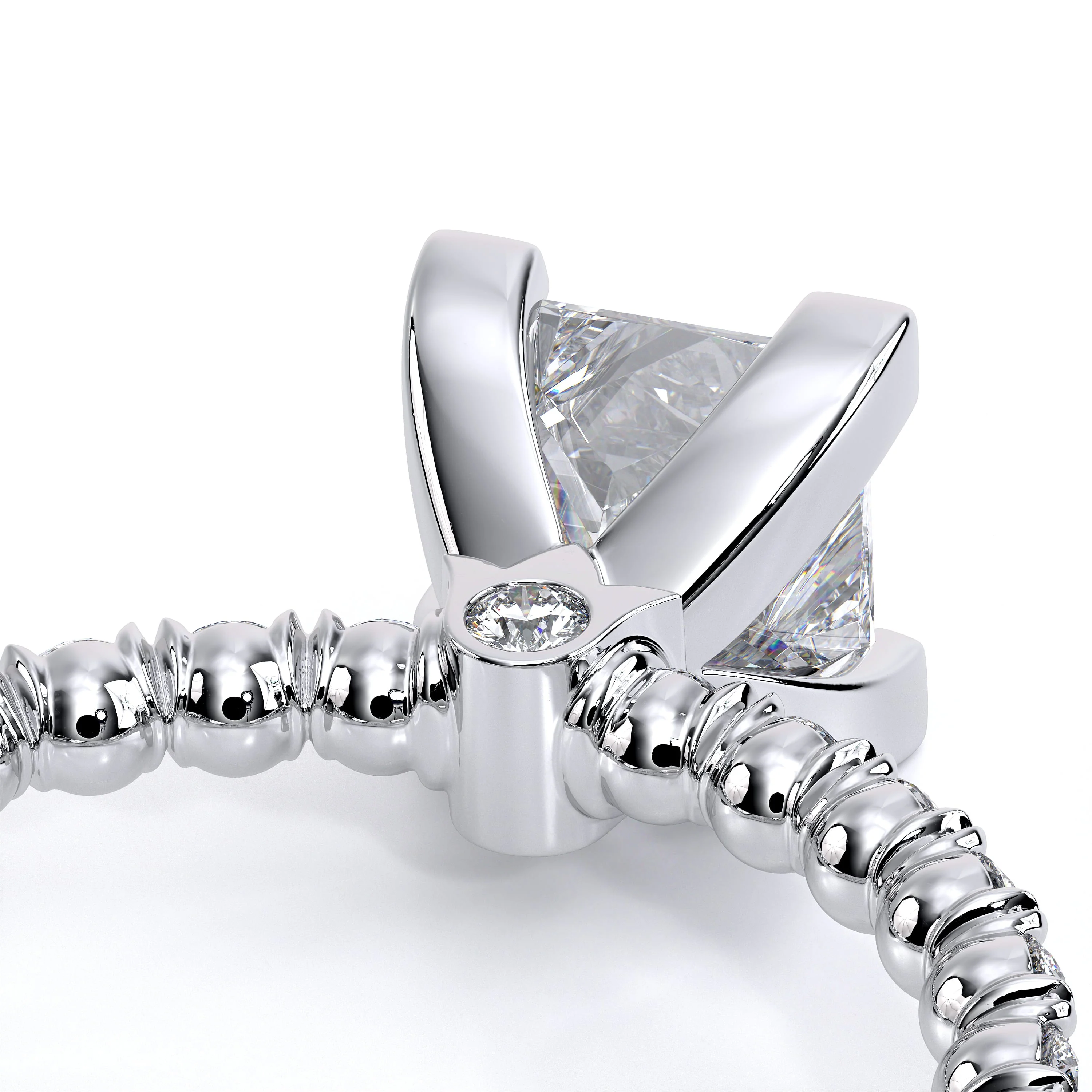 Verragio Renaissance Collection White Gold Semi-Mount Engagement Ring - Image 5