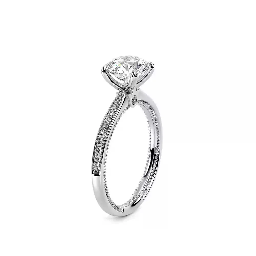 Verragio Renaissance White Gold Round Semi-Mount Engagement Ring - Image 2