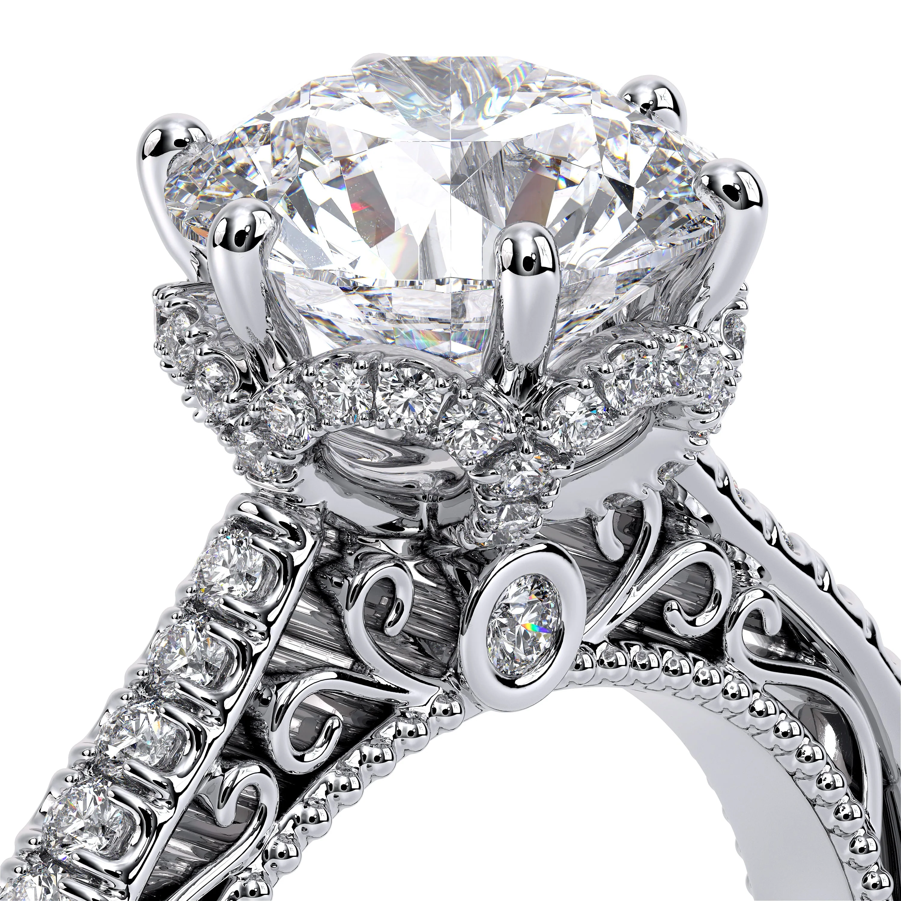 Verragio Venetian Collection Semi-Mount Engagement Ring - Image 4