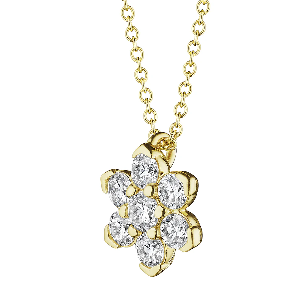 Verragio Yellow Gold Diamond Star Pendant - Image 2