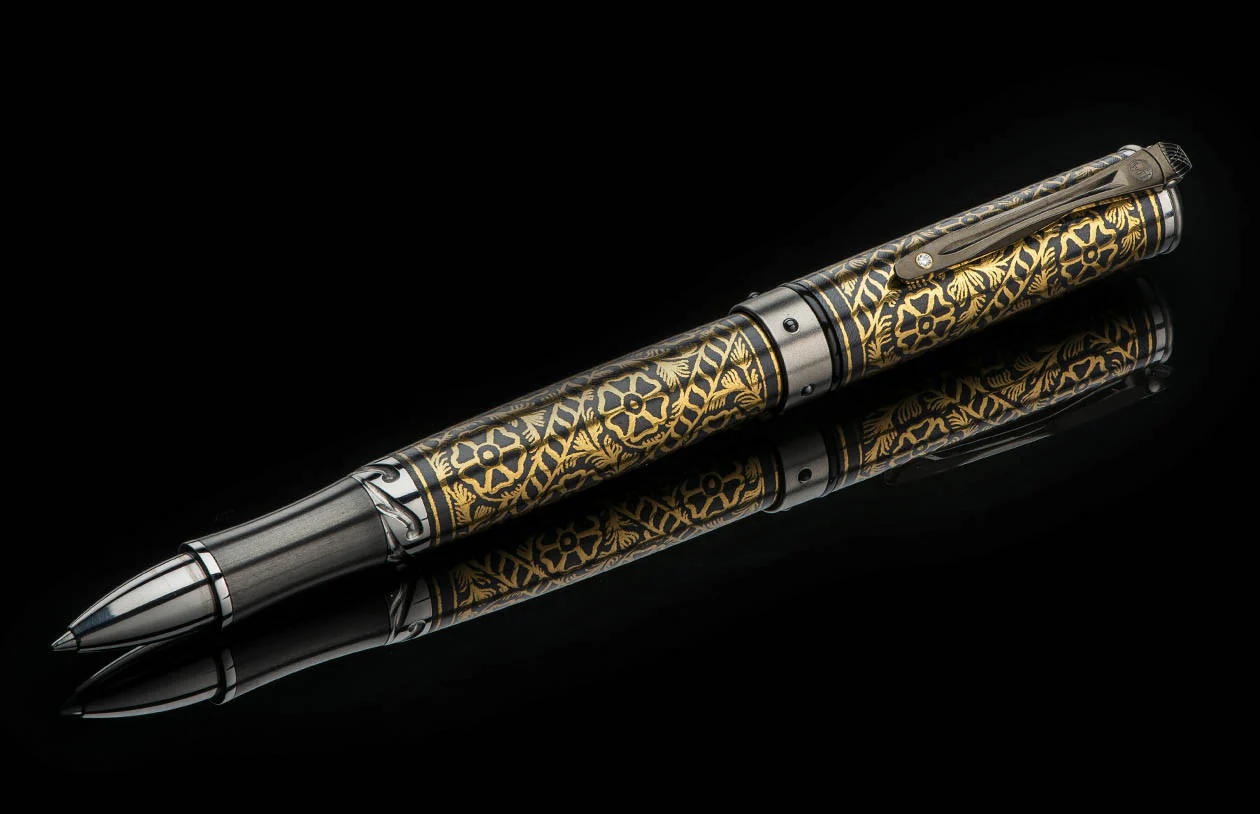 William Henry Cabernet 'Spiral'  Rollerball Pen - Image 2