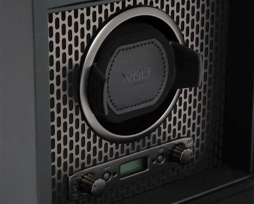 Wolf Axis Single Watch Winder With Storage - Image 3