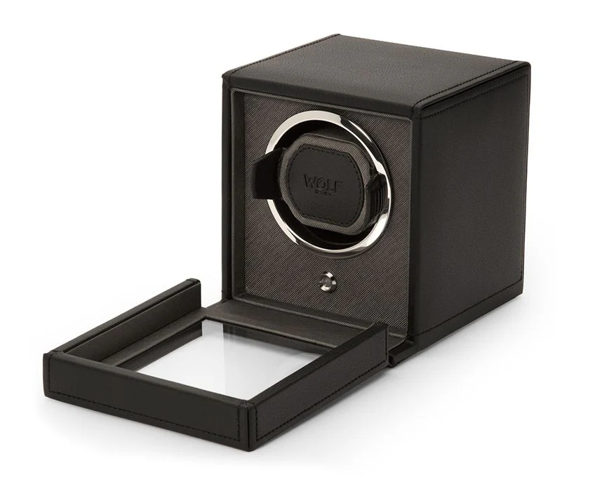 Wolf Cub Single Watch Winder With Cover - Image 3