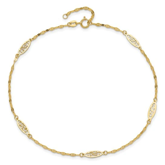 Yellow Gold Anklet