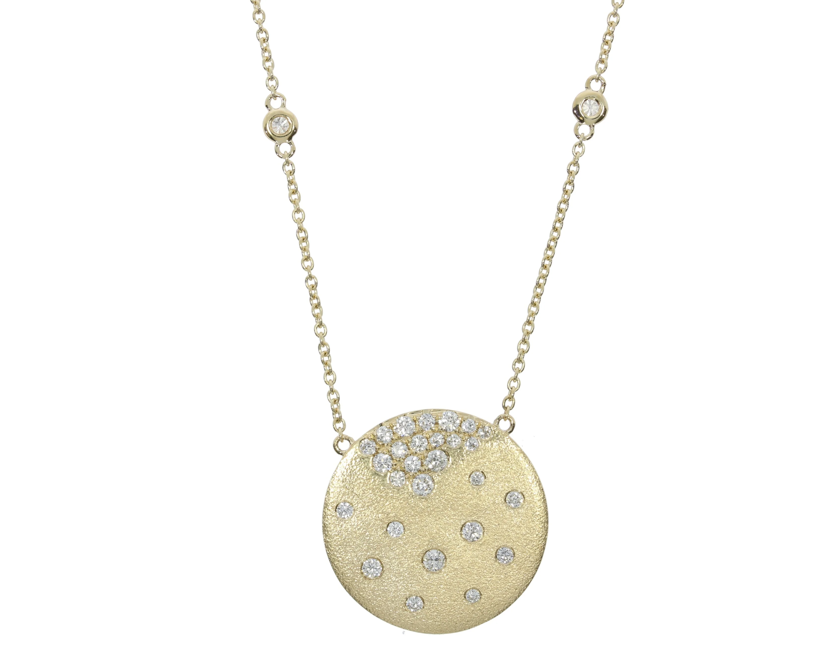 Yellow Gold Diamond Necklace