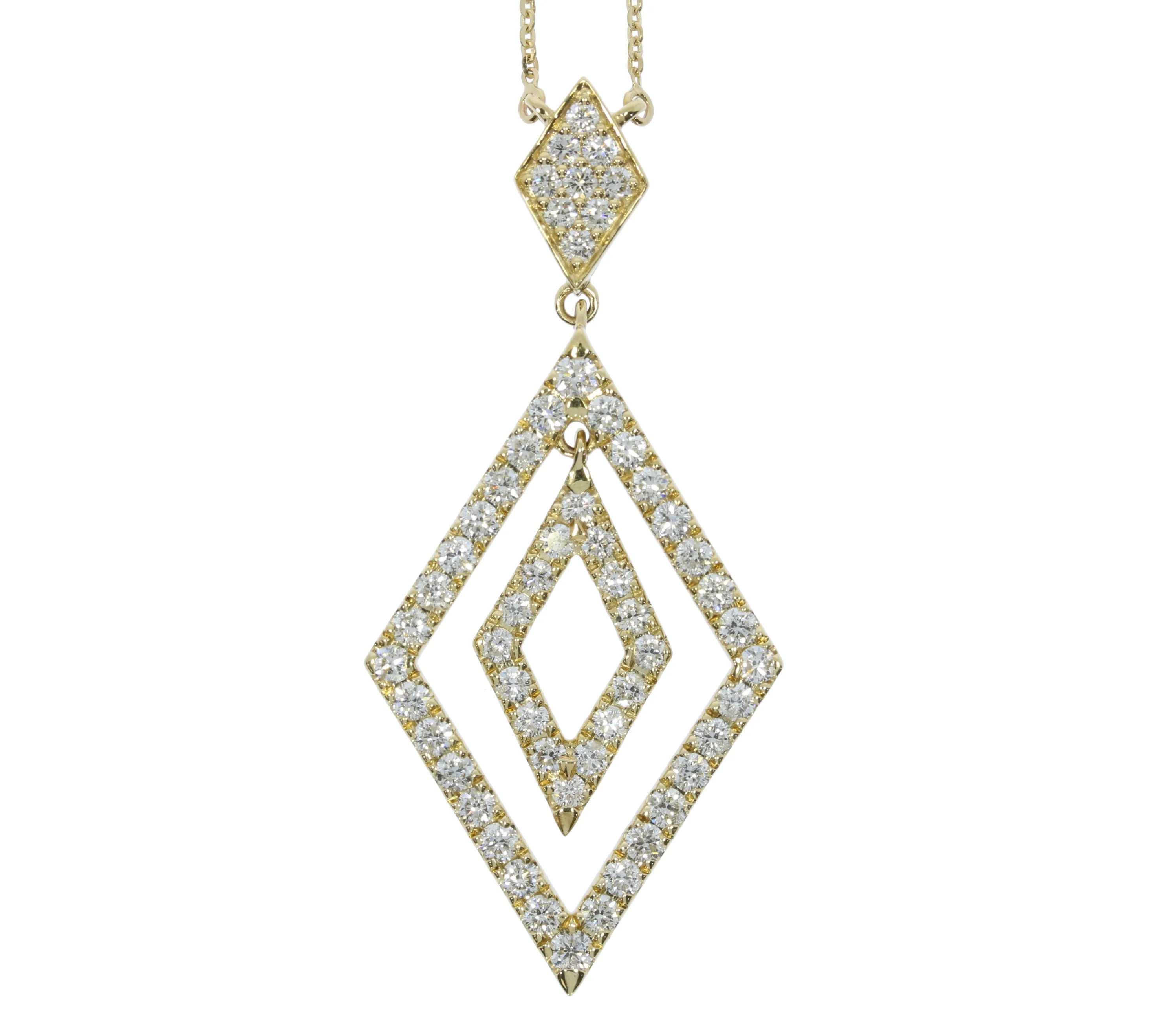 Yellow Gold DIamond Necklace